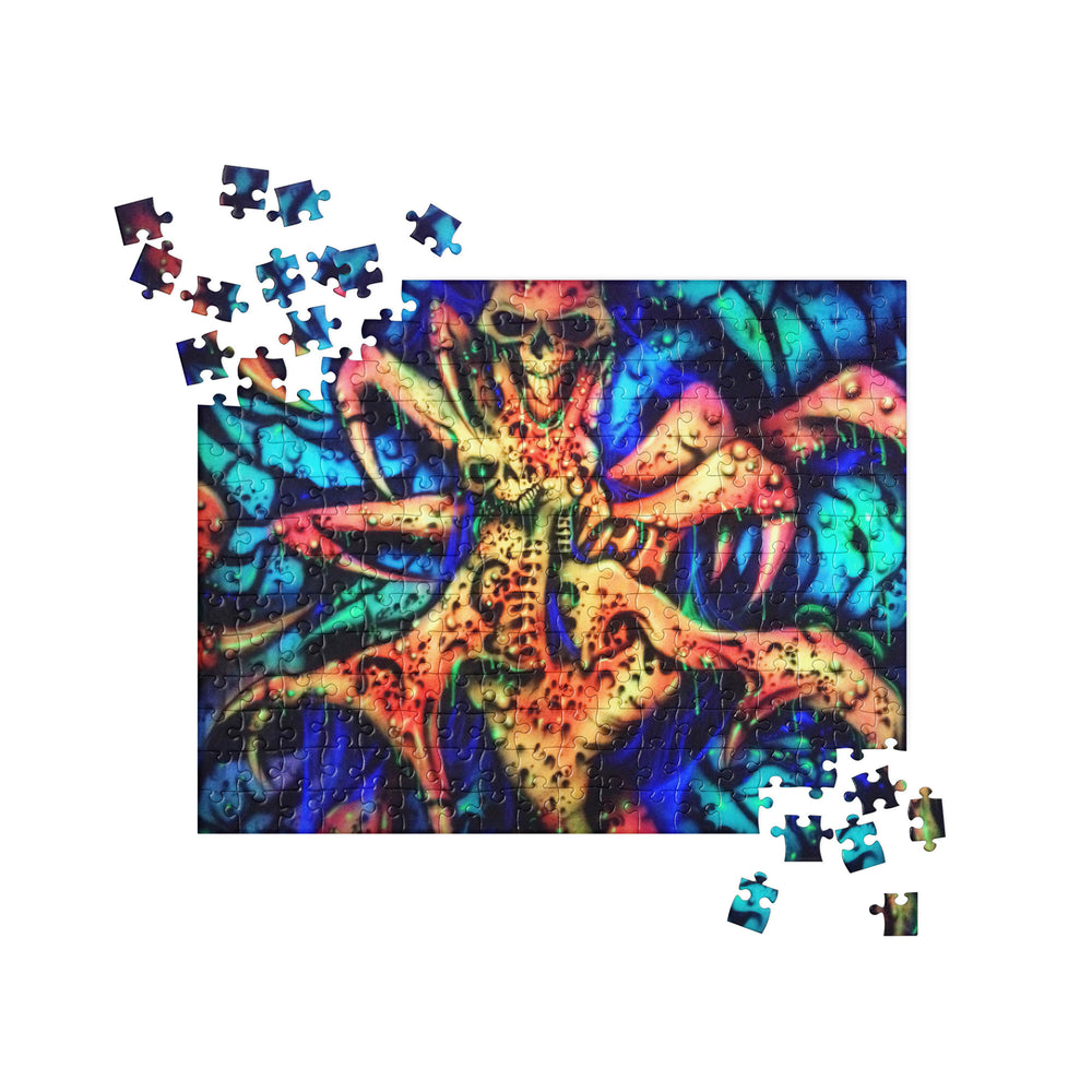 Jigsaw puzzle - Twisted Skulls