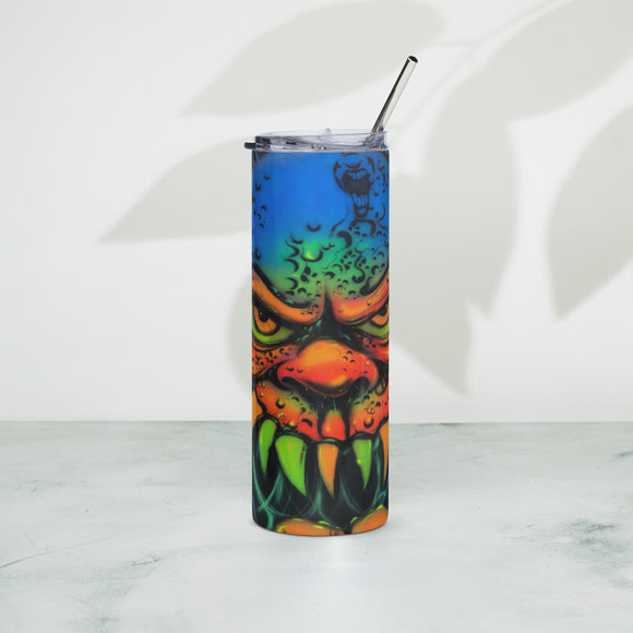 Stainless steel tumbler - Toothy Grimace