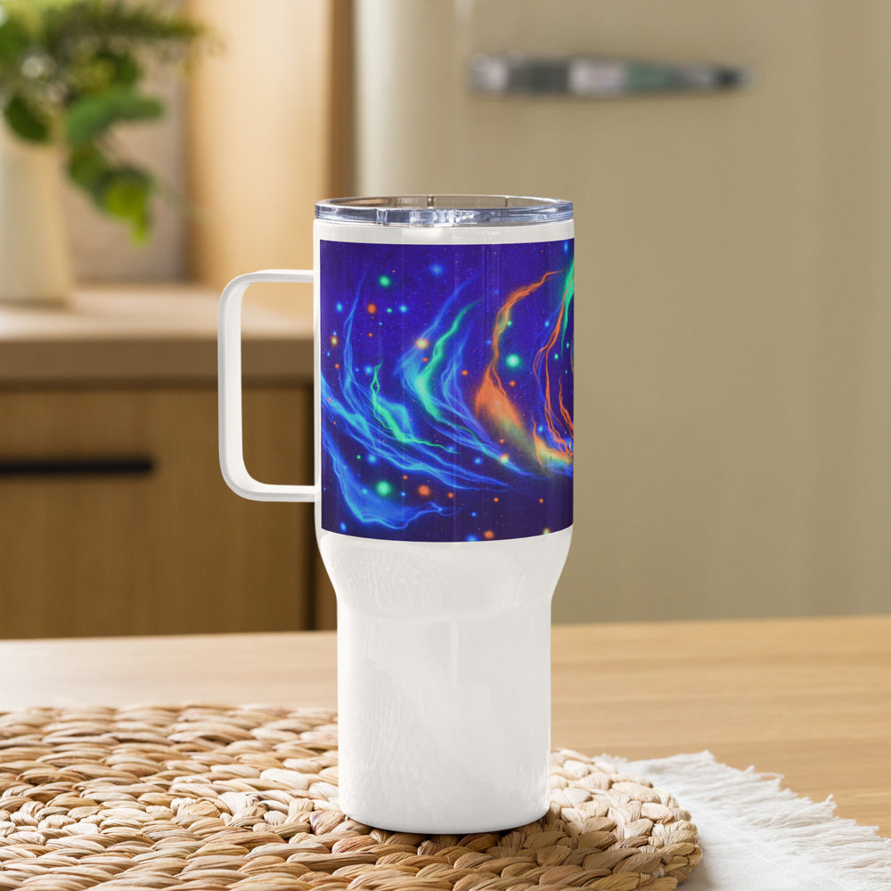 Travel mug with a handle-Space 03